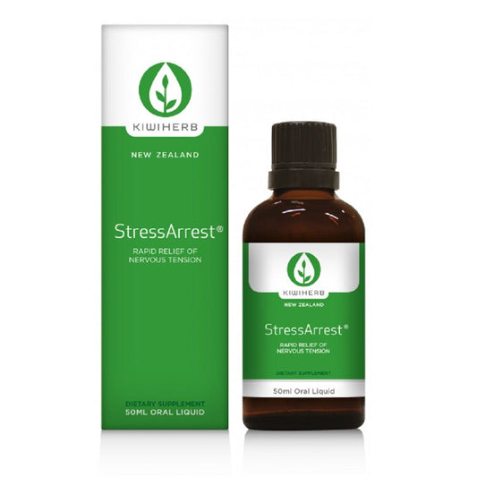 Kiwiherb StressArrest Bottle - Natural Stress Relief and Relaxation