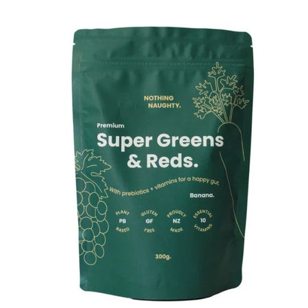 Super Greens & Reds - Banana Flavour - Health 2000