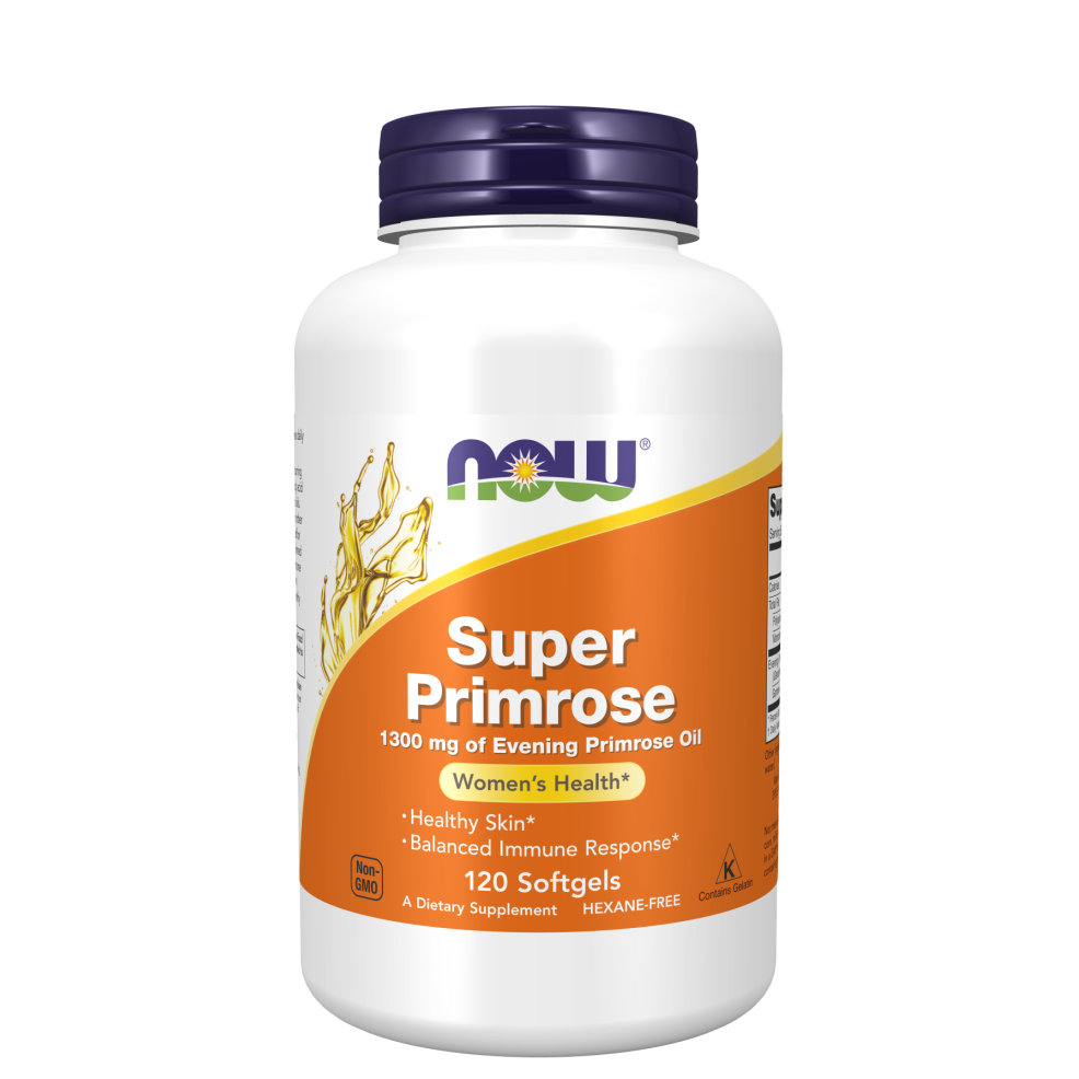 Image of NOW Super Primrose 120 softgels