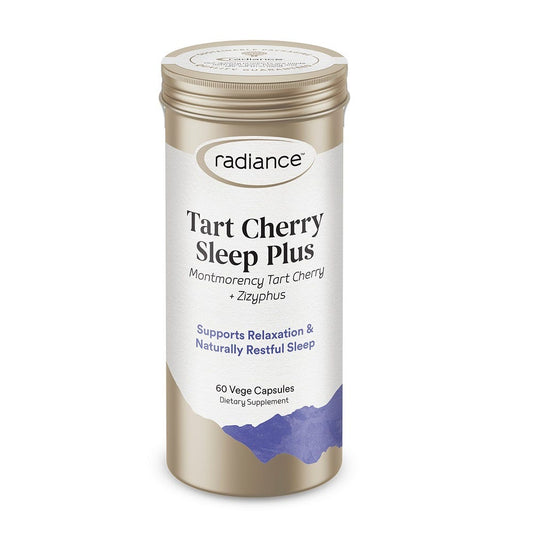 Radiance Tart Cherry Sleep Plus – natural sleep support with tart cherry and calming nutrients - 60 Capsules