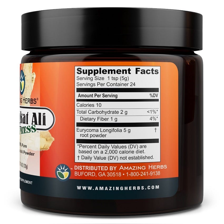 Tongkat Ali Express 100% Raw Powder - Health 2000