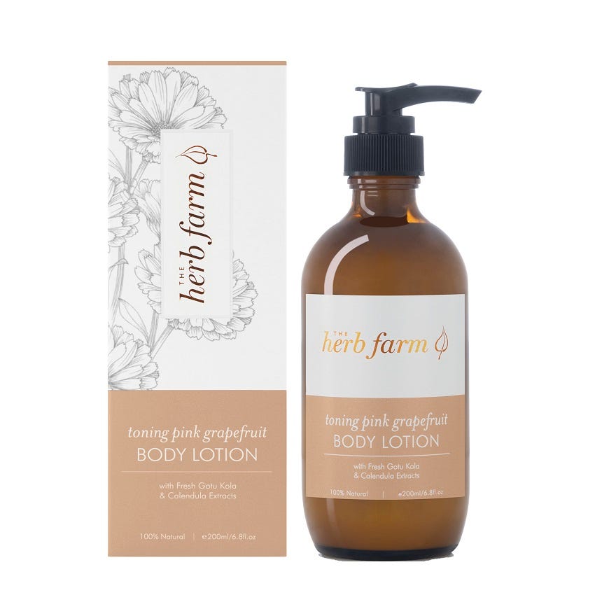 Toning Pink Grapefruit Body Lotion - Health 2000