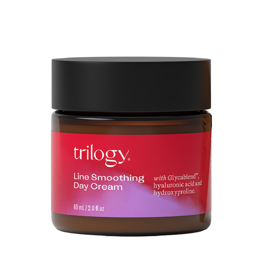 Trilogy Line Smoothing Day Cream - Natural Anti-Wrinkle Skincare  Jar