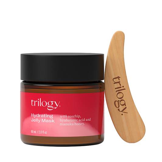 Trilogy Hydrating Jelly Mask - Refreshing Natural Skincare Tub and Spatula