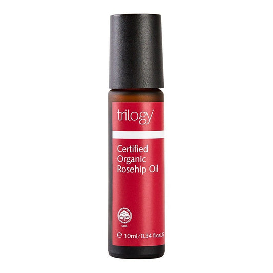 Trilogy Certified Organic Rosehip Oil Roller Bottle - Convenient Roll-On Skincare