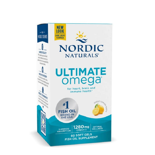 Nordic Naturals Ultimate Omega - Premium Fish Oil Supplement for Cardiovascular and Brain Health