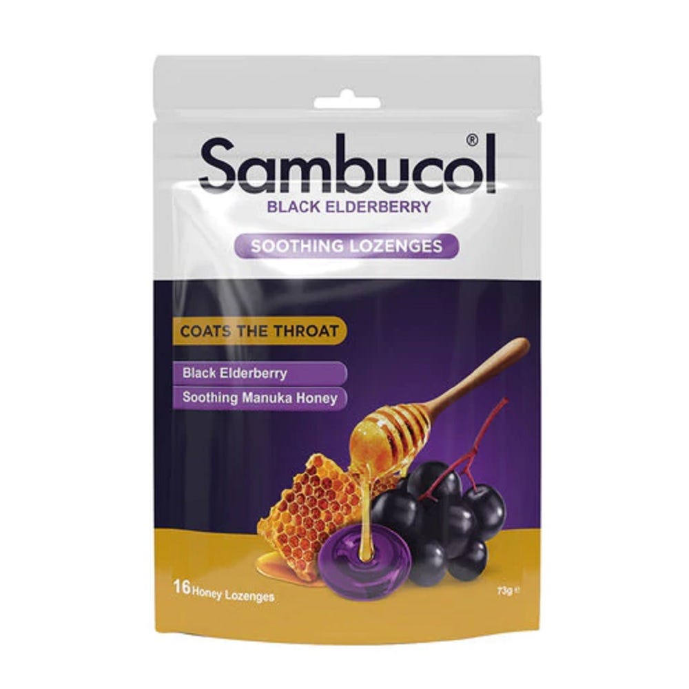 Black Elderberry Soothing Lozenges - Health 2000