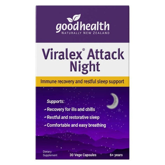 Good Health Viralex Attack Night – overnight immune and wellness support - 30 Capsules