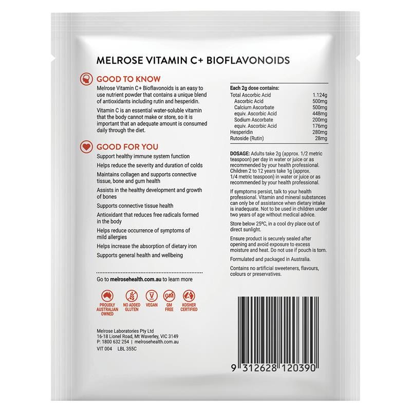 Vitamin C + Bioflavonoids