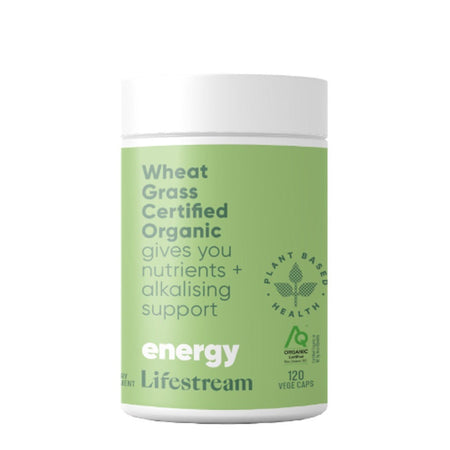 Wheat Grass Certified Organic Capsules - Health 2000