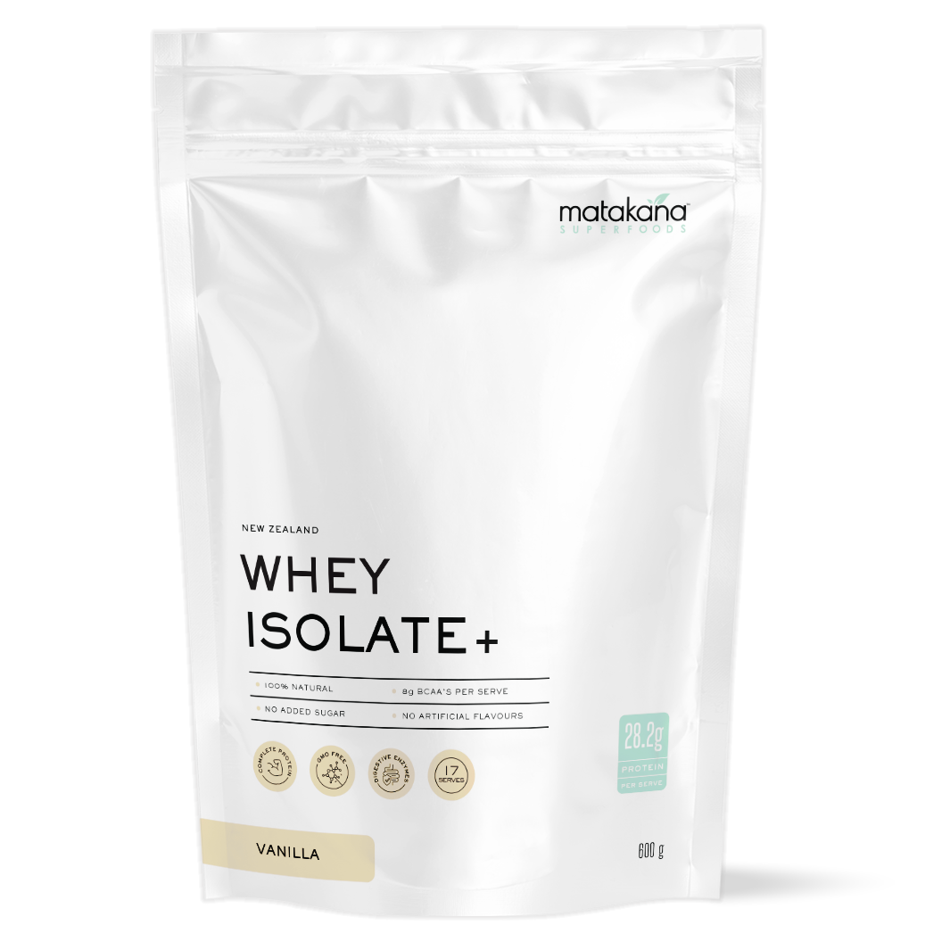 Image of Matakana NZ Whey Protein Isolate + Vanilla 600g Pouch