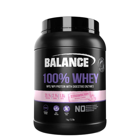 100% Whey Strawberry - Health 2000