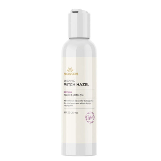 Image of Swanson Organic Witch Hazel for skincare support. 