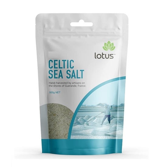 Buy Lotus Coarse Celtic Sea Salt, Natural Sea Salt