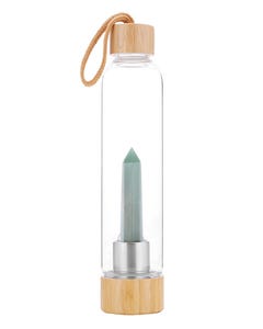 Crystal Bamboo Bottles - Adventurine - Health 2000