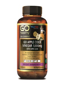 GO Apple Cider Vinegar 1,000mg with Capsi-Slim - Health 2000