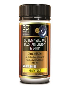 GO Hemp Seed Oil Plus Tart Cherry & 5-HTP - Health 2000