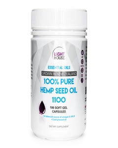 100% Pure Hemp Seed Oil 1100 - Health 2000