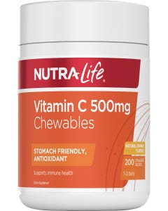 Vitamin C 500mg Chewables - Health 2000