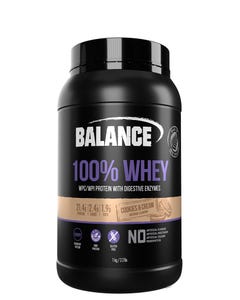 100% Whey Cookies and Cream - Health 2000