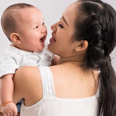 A happy baby = a happy mummy