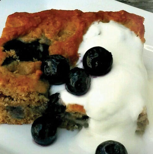 Very Berry Plant Protein Cake